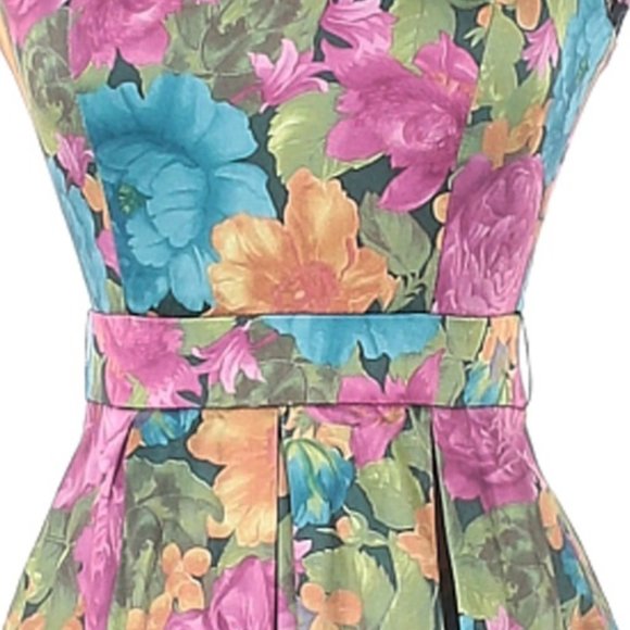 🌎Tatyana || Mirabelle Floral Dress - Navy Lace - Picture 8 of 8